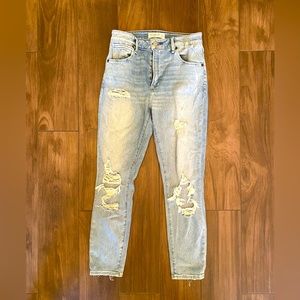 EUC Abercrombie & Fitch High Rise Super Skinny Ankle Jeans